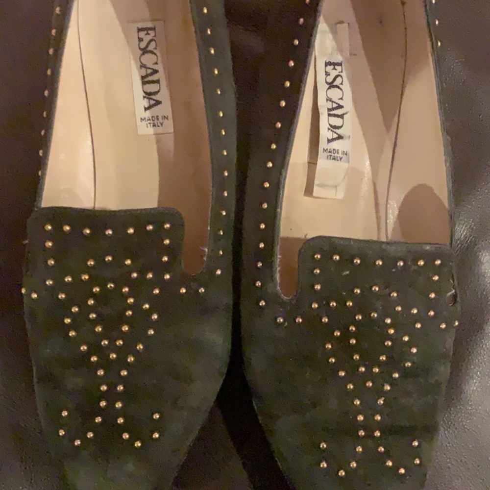 Green flats from Escada